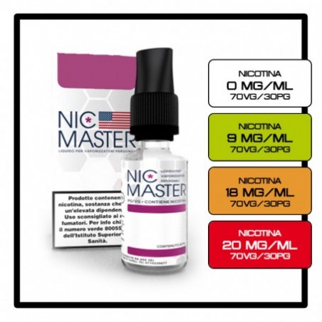 Basetta Nicotina 70/30 10ml - Nic Master