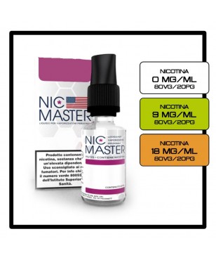 Basetta Nicotina 80/20 10ml - Nic Master