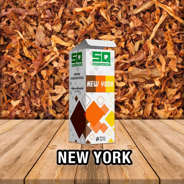 NEW YORK AROMA 10ML I TABACCOSI SVAPOQUADRATO AROMI SVAPOQUADRATO