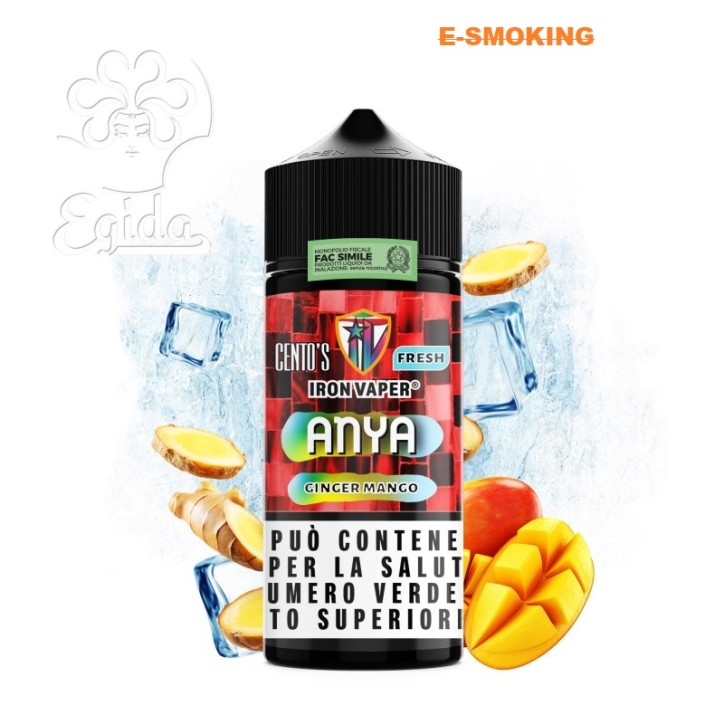 ANAYA AROMA 10+90 ML SHOT CENTOS IRON VAPER