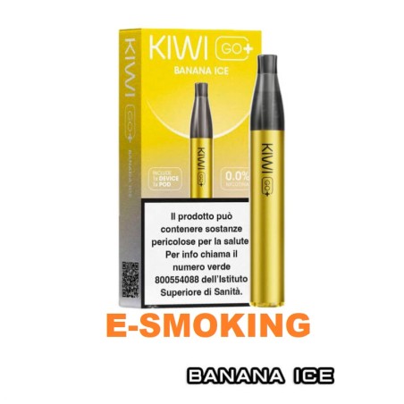 BANANA ICE  KIWI GO PLUS STARTER KIT  KIWI VAPOR