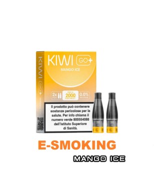 MANGO ICE KIWI GO PLUS POD USA E GETTA KIWI VAPOR 2 PEZZI