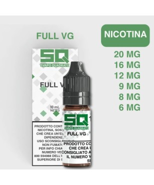 BASETTE FULL VG 10 ML CON NICOTINA SVAPOQUADRATO