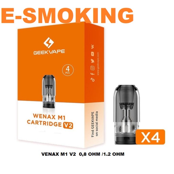 WENAX M1 V2 POD RICAMBIO GEEKVAPE 4 PEZZI