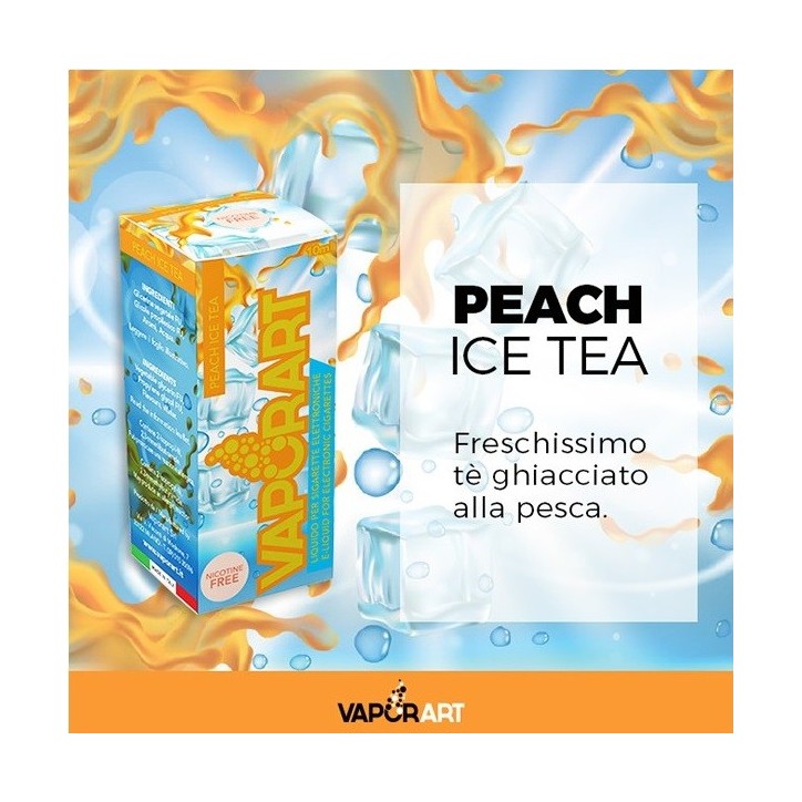 VAPORART LIQUIDO PEACH ICE TEA 10ML.