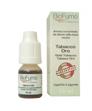 Aroma Concentrato Biofumo 10 ml Tabacco Oro