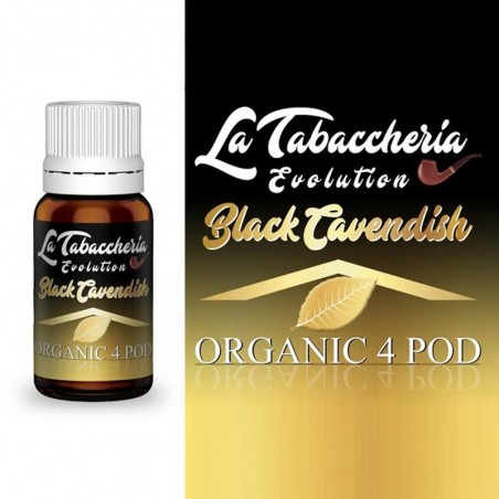 Aroma Black Cavendish Single Leaf Organic 4 Pod 10ml La Tabaccheria