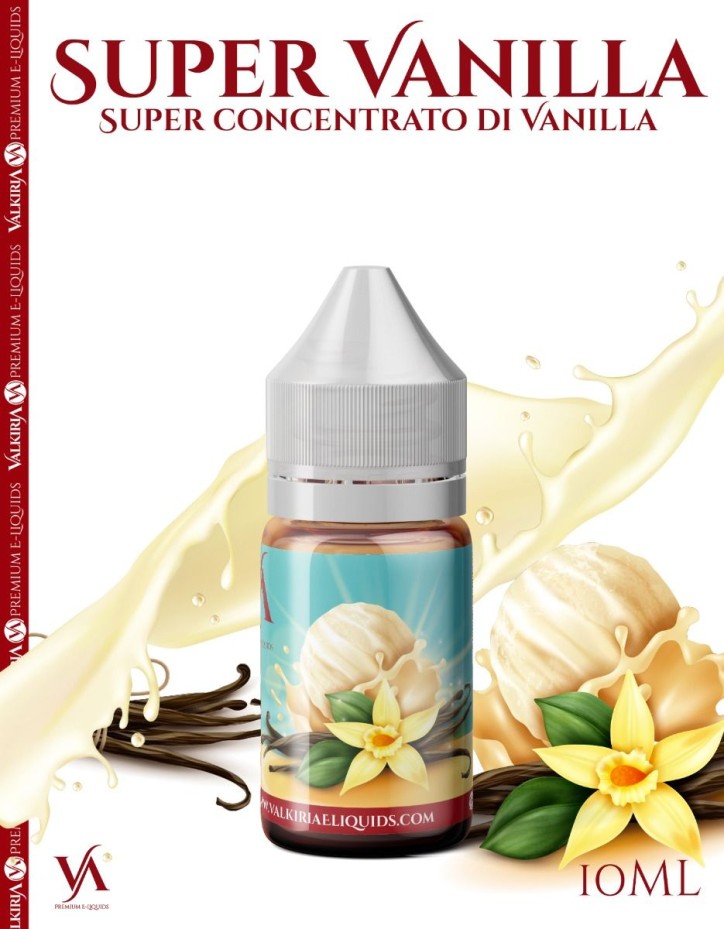 SUPER VANILLA AROMA CONCENTRATO 10 ML VALKIRIA