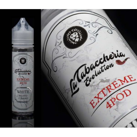 La Tabaccheria Extreme 4Pod White Piloto Cubano aroma 20 ml + Glicerina 30ml